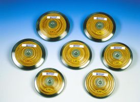 TRAININGSDISCUS, KUNSTSTOF, 1 KG