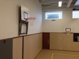 BASKETBALINSTAL. OPHIJSB. GASVEERSYST. 90X120/100