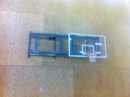 BASKETBALINSTALLATIE ZWENKBAAR 105X180/225