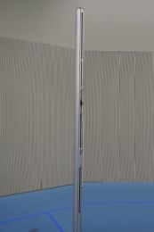 VOLLEYBALZUIL H "ALUMINIUM" Ø 102 MM, 1 SP + 1 CL