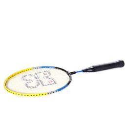 BADMINTONRACKET *** MET KORTE STEEL, 48 CM
