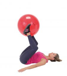 SPEELBAL "GYMNIC", Ø 55 CM, ROOD