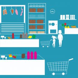 LEERMAT 'SUPERMARKT'