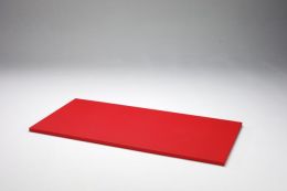 Judomat "Standaard", rood, 200 x 100 x 4 cm.