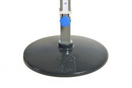 Korfbalschotelvoet, gietijzer Ø 50 cm.