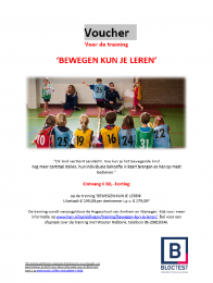 Training BEWEGEN KUN JE LEREN