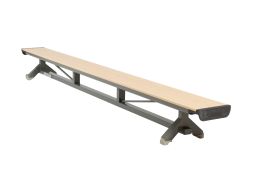 TURNBANK MET HOEKBESCHERMING, LENGTE 300 CM