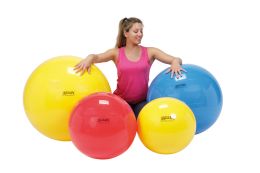 SPEELBAL "GYMNIC", Ø 75 CM, GEEL