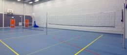 VOLLEYBALNET ZONDER SPANSTOKKEN, SPANLENGTE 8 M